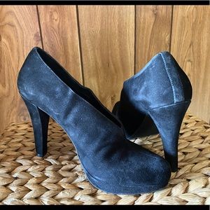 Via Neroli Suede Leather High Heel Boots